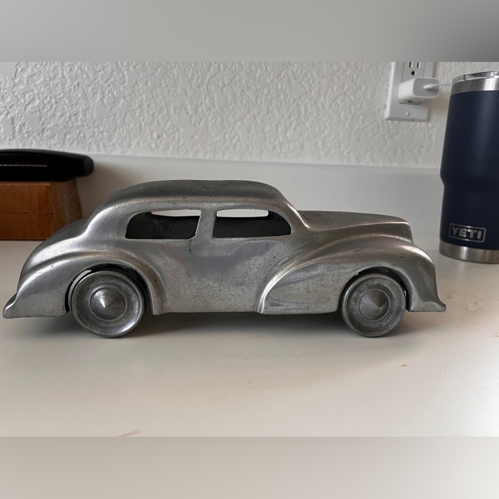 Vintage Aluminum High Style Car Desk Model